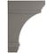 Ekena Millwork 2 1/4"W x 5"D x 7"H Stockport Wood Vintage Decor Bracket, Reclaimed Grey BKTWD02X05X07STGY - alternate 2